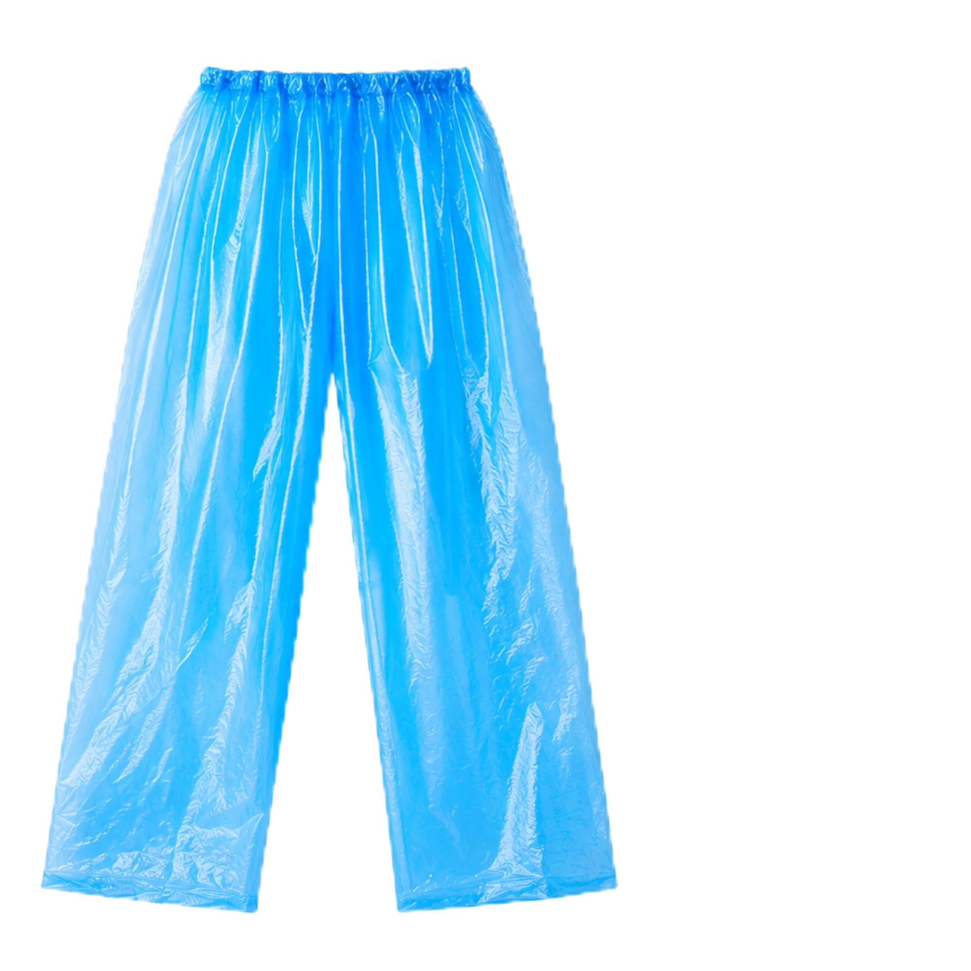 5 PCS Disposable Rain Pants with Shoe Cover for Men & Women
