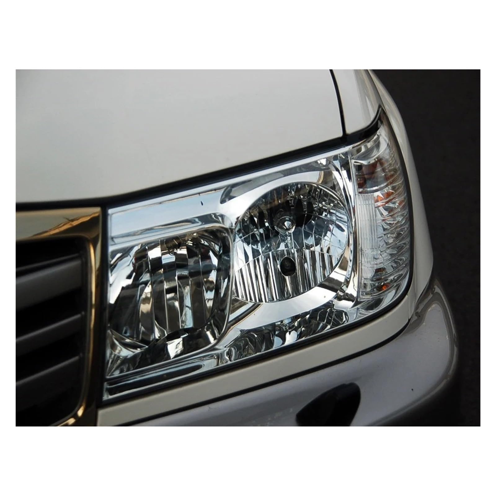 MCSSTORE Reflektor Lens Cover Shell Kompatybilny z Toyota Land Cruiser 2005-2008 Z Uszczelką