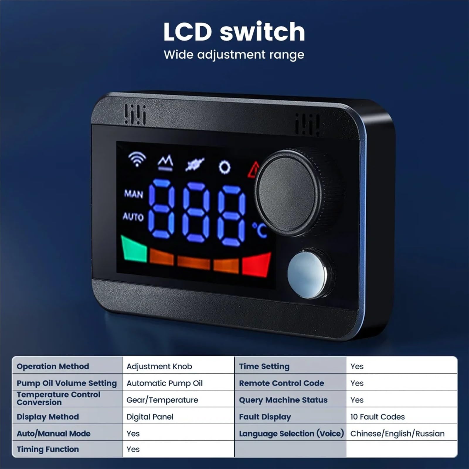 Nagrzewnica postojowa 12V 5-8kW Ogrzewanie Samochodowe, Ogrzewanie Wielofunkcyjne, Ogrzewanie Powietrza Na Olej Napędowy, Jeden Otwór, Monitor LCD, Ogrzewanie Postojowe samochodowy