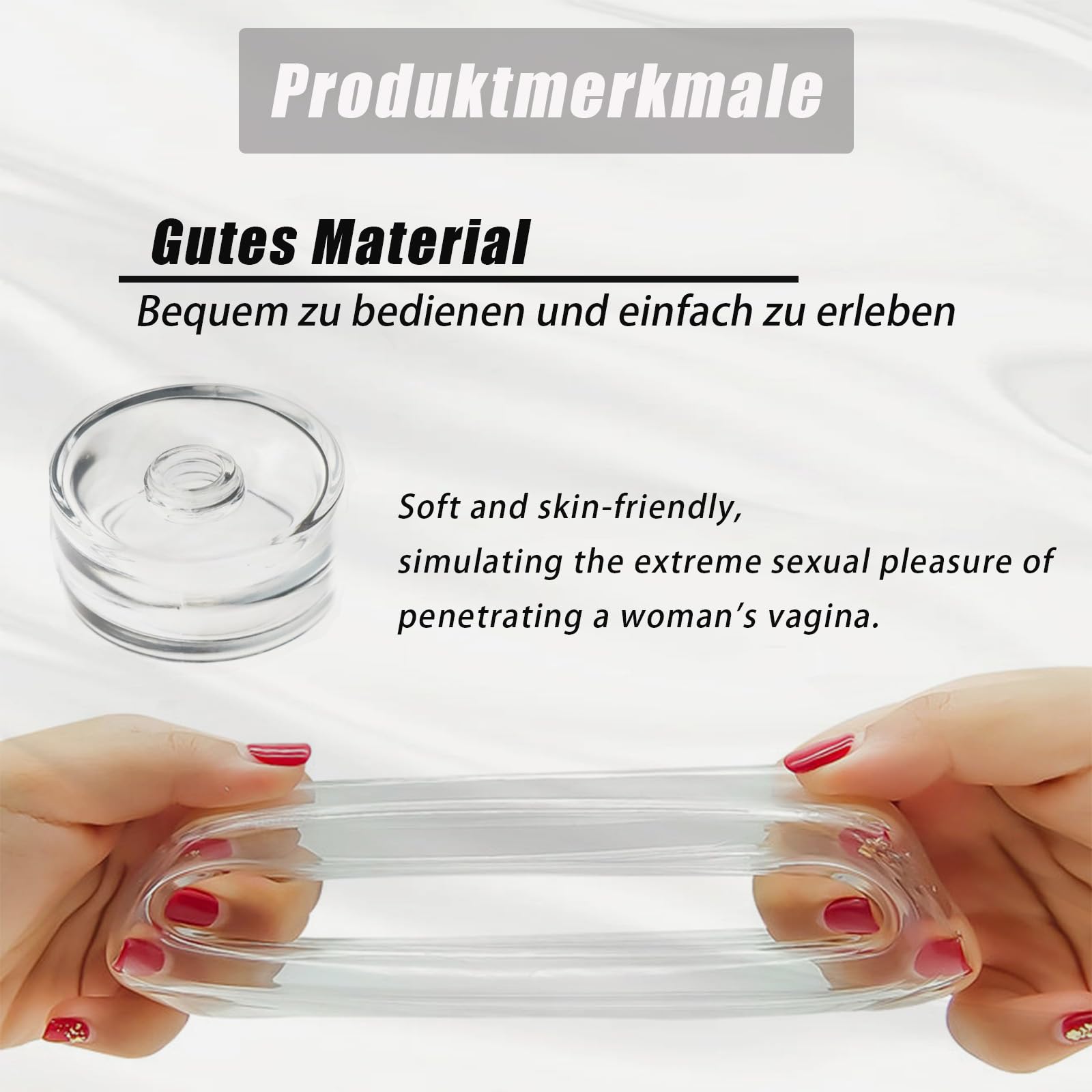 Manguito para Bomba de Pene Manguitos para Bomba de Pene Manguito para Bomba de Pene Accesorio para Bomba de Pene Extensión para Pene Manguito Transparente 3 Piezas para Bomba de Coño