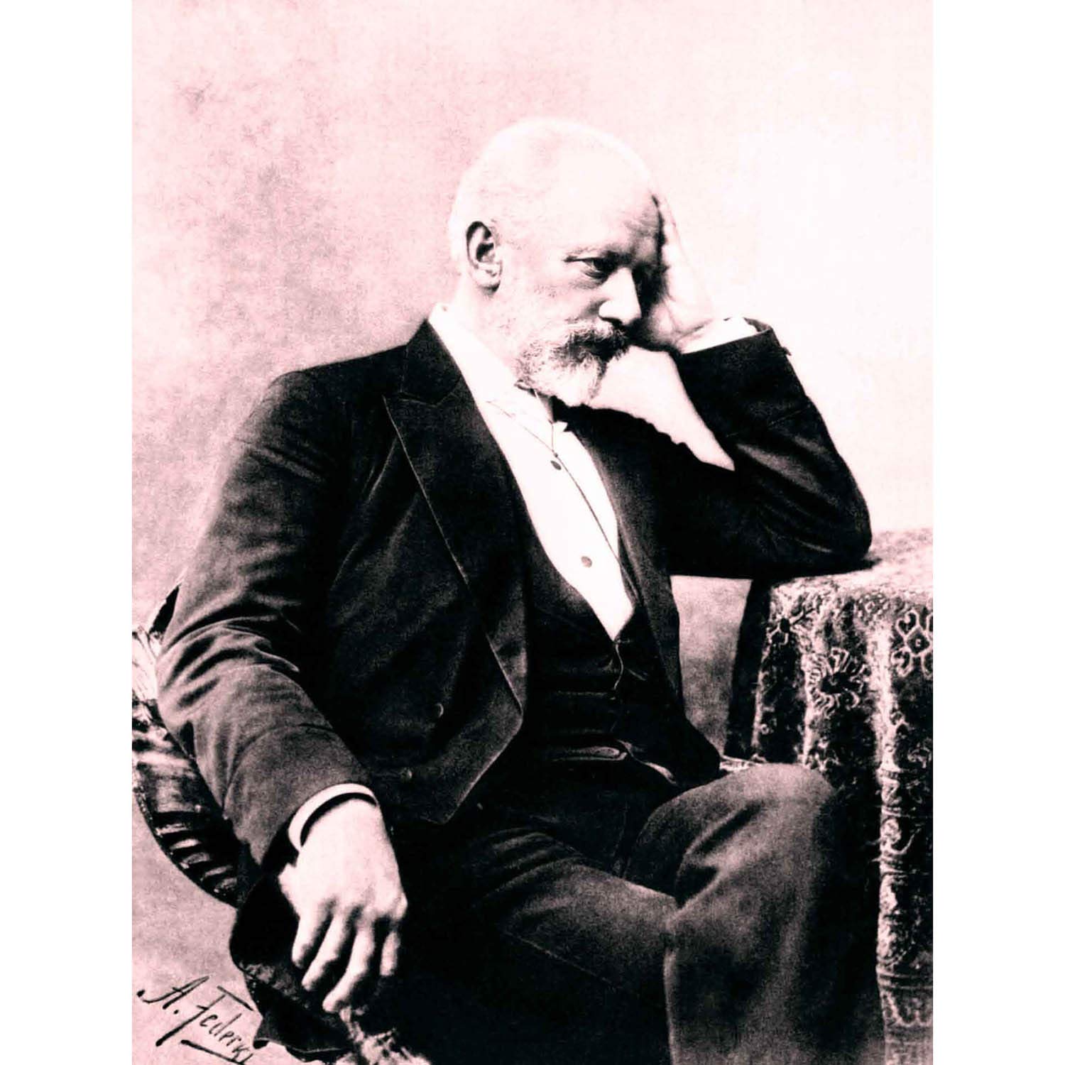 Wee Blue Coo VINTAGE PHOTO PORTRAIT FEDECKI COMPOSER PETER TCHAIKOVSKY POSTER PRINT