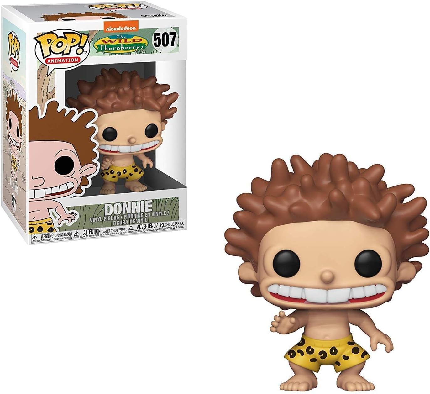 Funko 35578 Pop! Animation: The Wild Thornberry'sDonnie, Standard, Multicolor