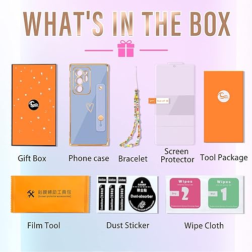 Miniatura 7 de Likiyami Funda 3 en 1 para Samsung Galaxy Note 20 Ultra con diseño de corazón para mujeres y niñas, bonita estética femenina de lujo, bonita con