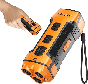 KIVORA Dog Bark Deterrent Devices,7-in-1,Anti Barking Device for Dogs Stop Neighbors Dog,Control 20-50kHz Ultrasonic,Humane-Safe Alternative to Shock Collars for Dogs Training Stopper Indoor/Outdoor