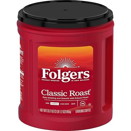 Miniatura 3 de Folgers Café molido tostado medio clásico, 33.7 onzas (paquete de 6)