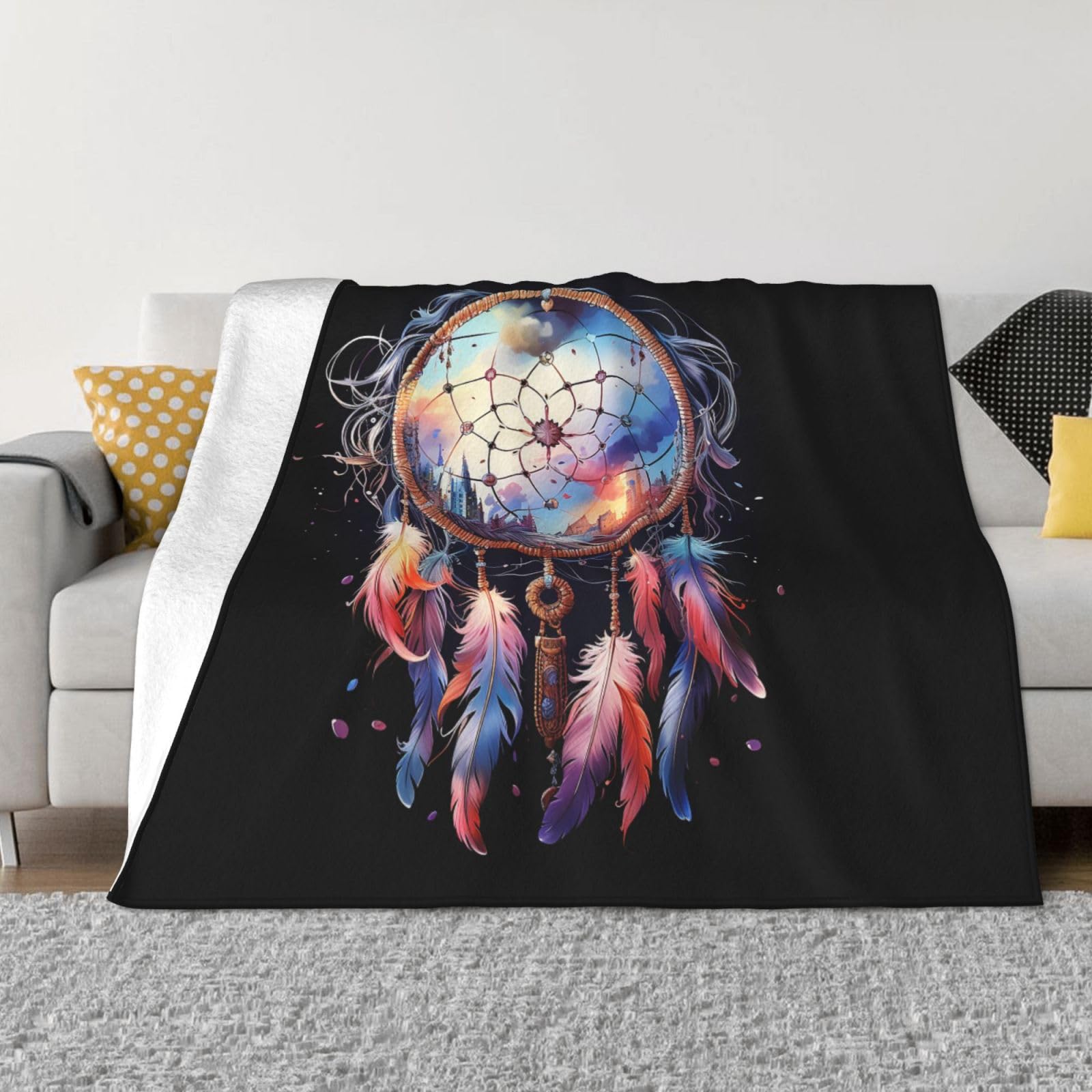 Couverture attrape-rêves pour vos soirées cocooning dans le salon