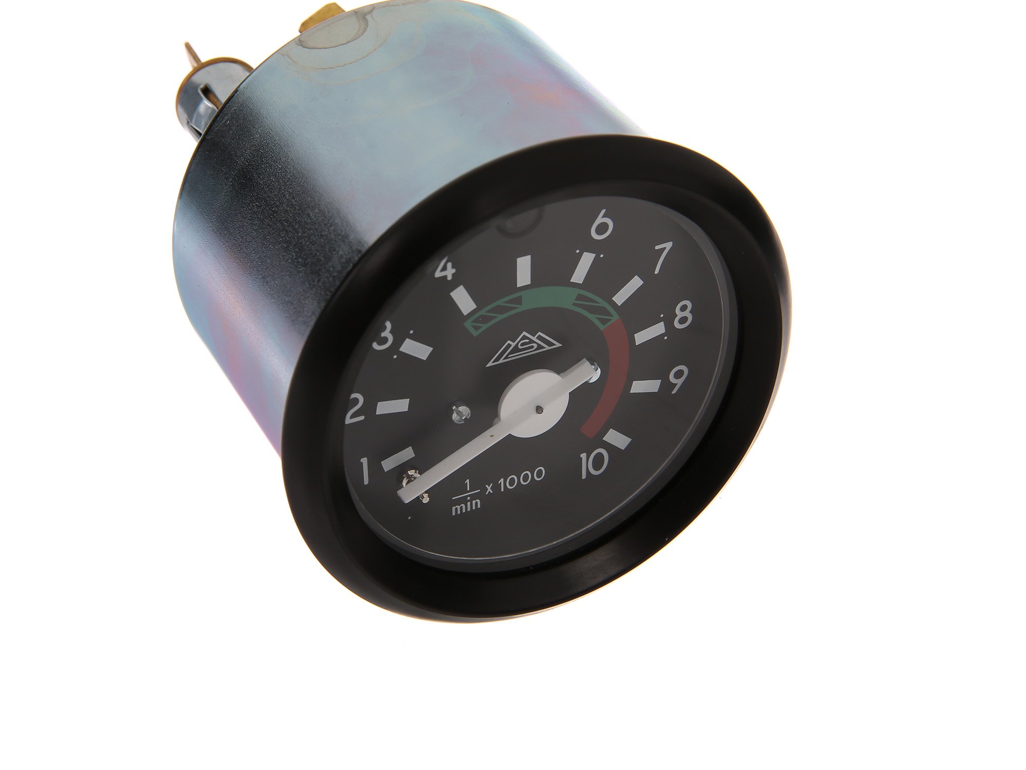 Drehzahlmesser ø 60mm mit schwarzen Ring, Beleuchtung und Kontrollleuchte blau - Leuchtmittel 12V - S51, S70