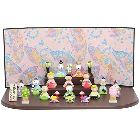 Amazon スヌーピー 雛人形 段飾り ピーナッツ 15人飾り 段飾り おもちゃ