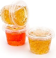 Vista 8 de Golden Apple, 3.25oz 100sets de plástico transparente Jello Shot Souffle Tazas con tapas, taza de muestreo
