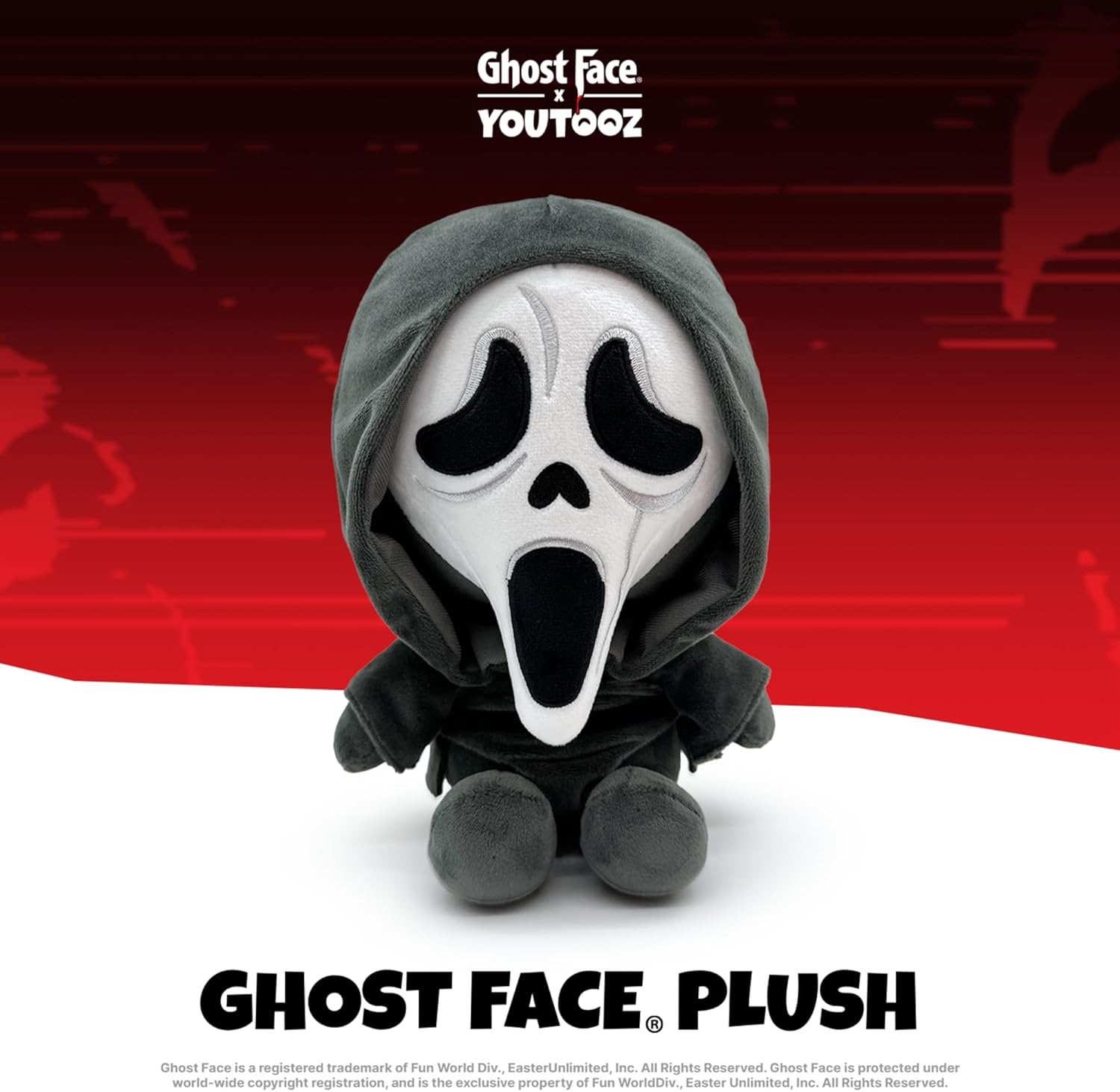 Youtooz - Ghost Face 9" Plush - Collectible Horror Ghost Face Plushie from Scream