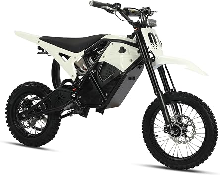 Electric Dirt Bike for Teens & Adults , 48V/15 AH Battery, 36MPH & 37 Mile Electric Motorcycle, 2000W Peak Motor, 14"/12" Off-Road Tire E-Bike, Dual Hydraulic Brakes, Full Suspension, Fit Age 13+