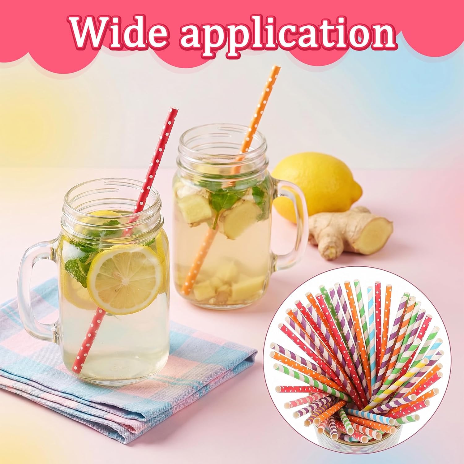 200 PCS Cotton Candy Sticks, Cotton Candy Bags with Ties, Red Heart Clear Bags & Gold Twist Ties for Party Treats