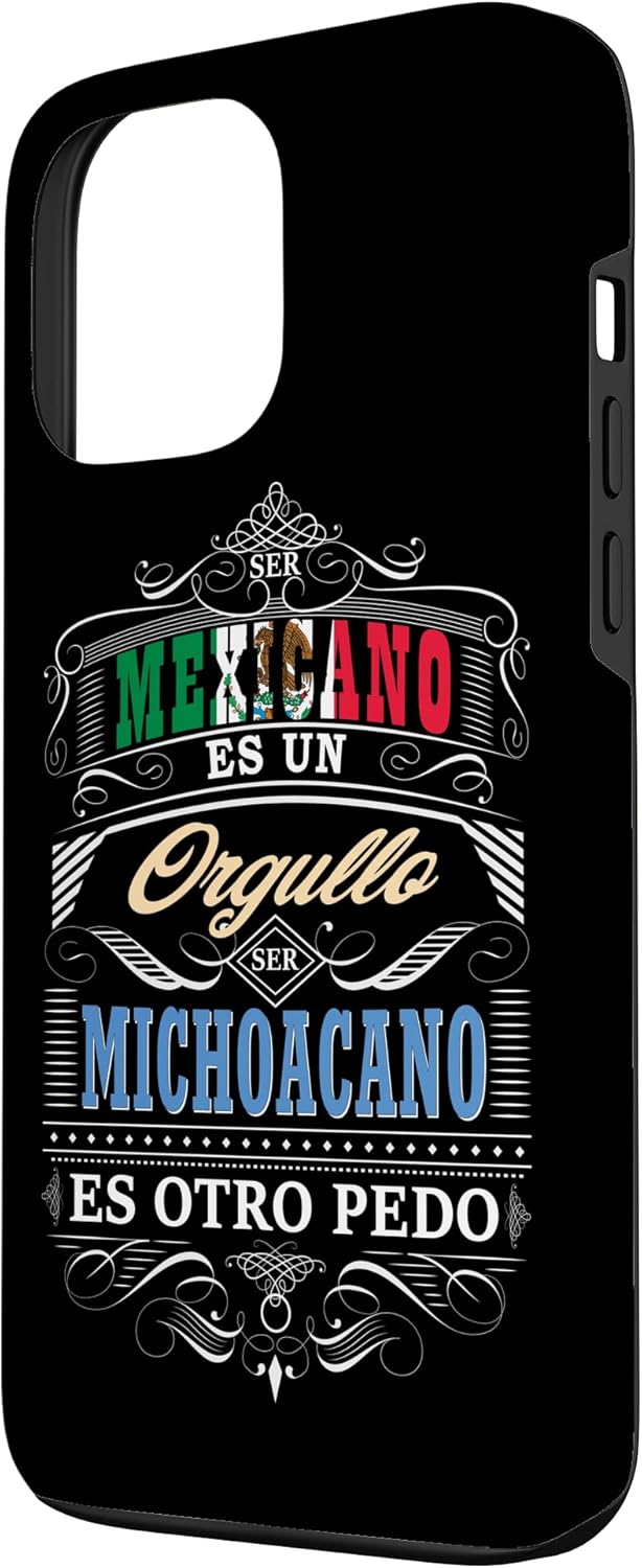 Camisa Graciosa de Hombre de Michoacan Mexico y Michoacanos Case for iPhone 13 Pro Max