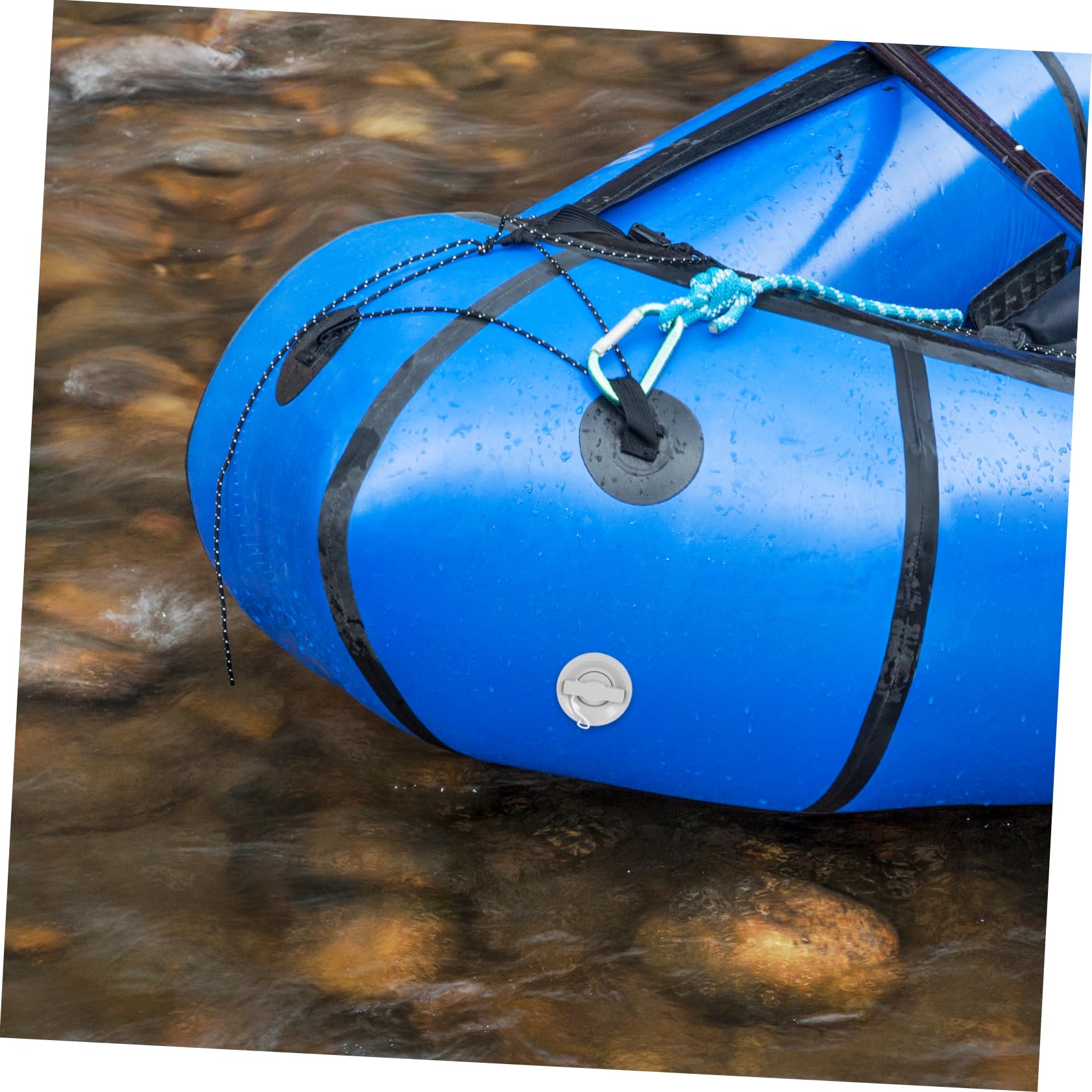 Kisangel Valvola per Gommone Aria Chiave Barca Accessori per Barche Marine Gonfiabile Sicurezza Accessori in Kayak Gonfiabili Kit Trop Kayak Adattatore per Kayak Plastica
