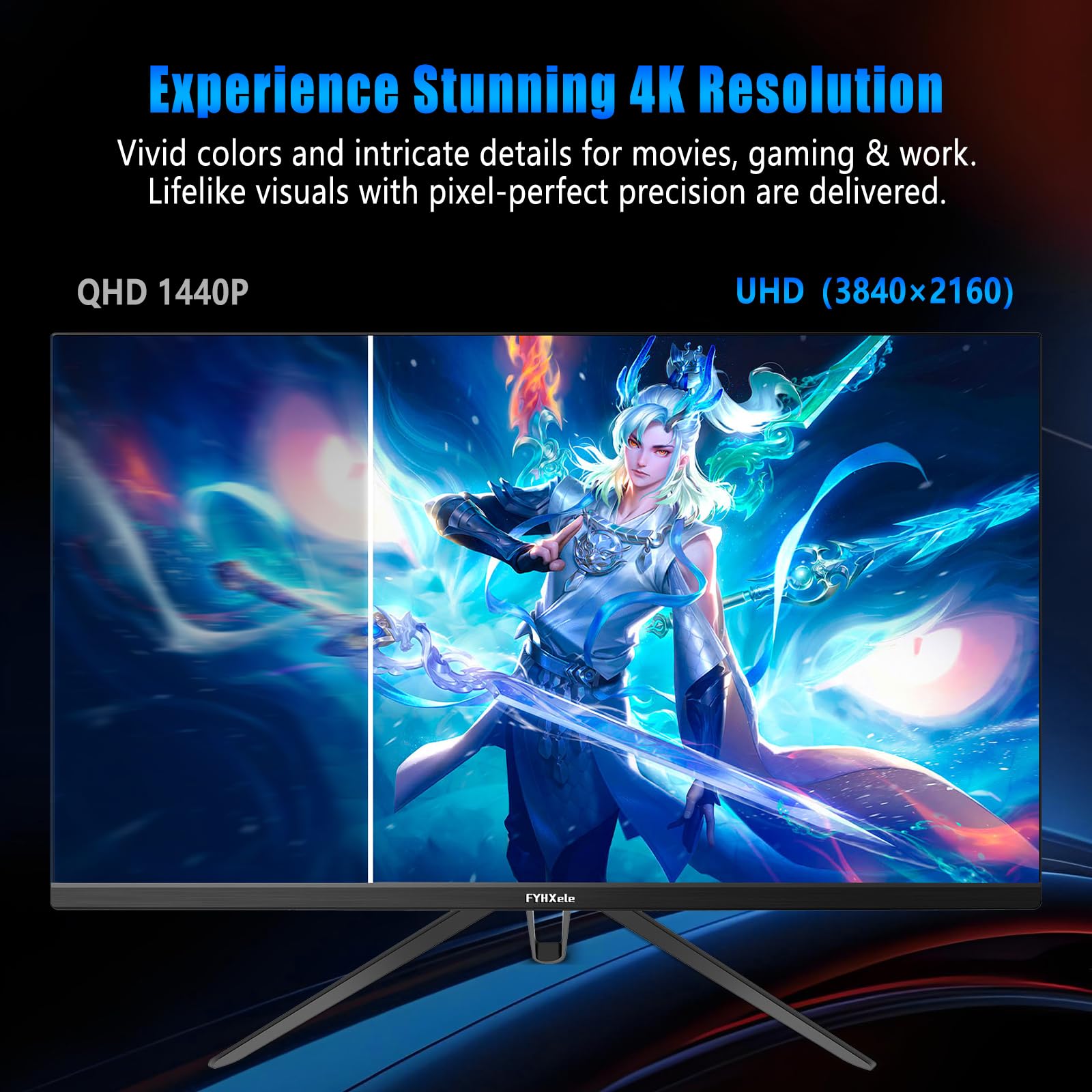 Amazon.com: 28 Inch 4K UHD Gaming Monitor 144Hz 1ms，IPS Monitor