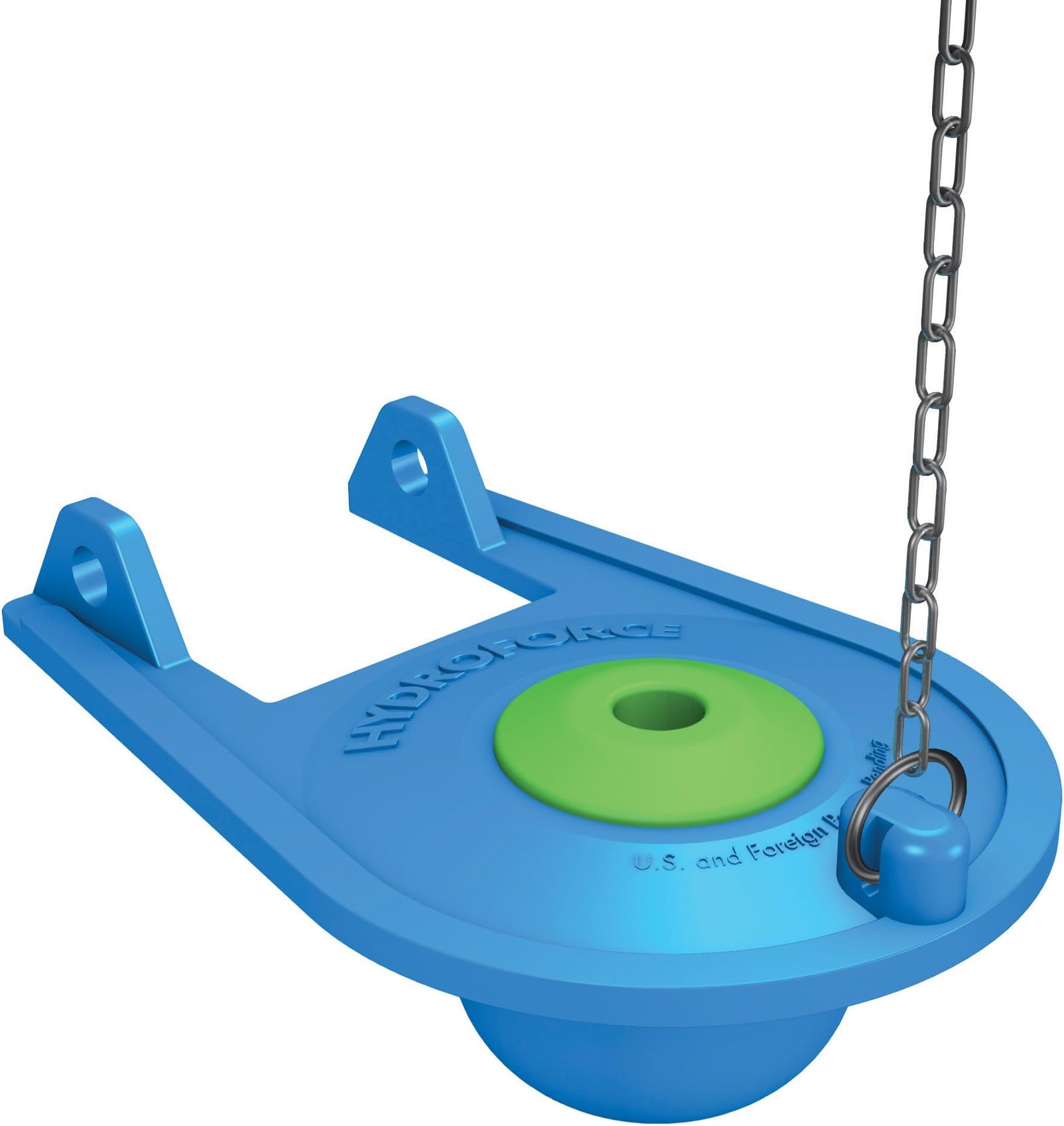 Danco HFL190 Adjustable Toilet Tank Flapper, 2 In, Silicone Rubber, No Size, Blue