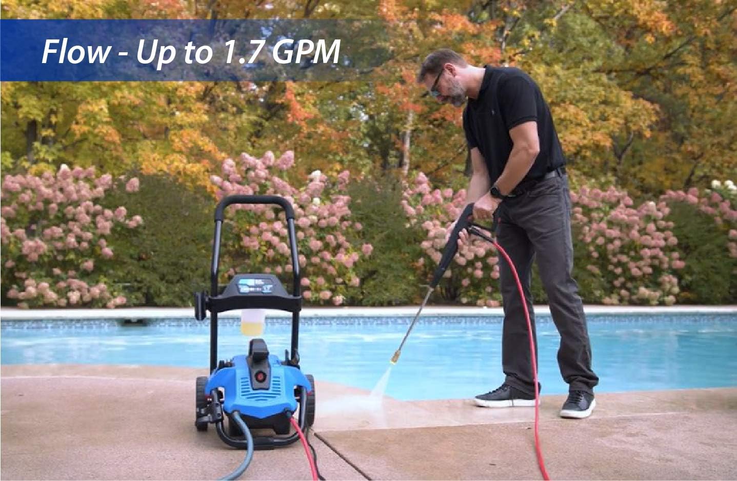 Flаѕh Dеаlѕ - 80% оƒƒ AR Blue Clean BC2N1HSS New Electric Pressure Washer 2300 PSI, 1.7 GPM, New & Improved, for Washing Cars, Fences, Decks, and Siding Flаѕh Dеаlѕ - 40% оƒƒ AR Blue Clean BC2N1HSS New Electric Pressure Washer 2300 PSI, 1.7 GPM, New & Improved, for Washing Cars, Fences, Decks, and Siding