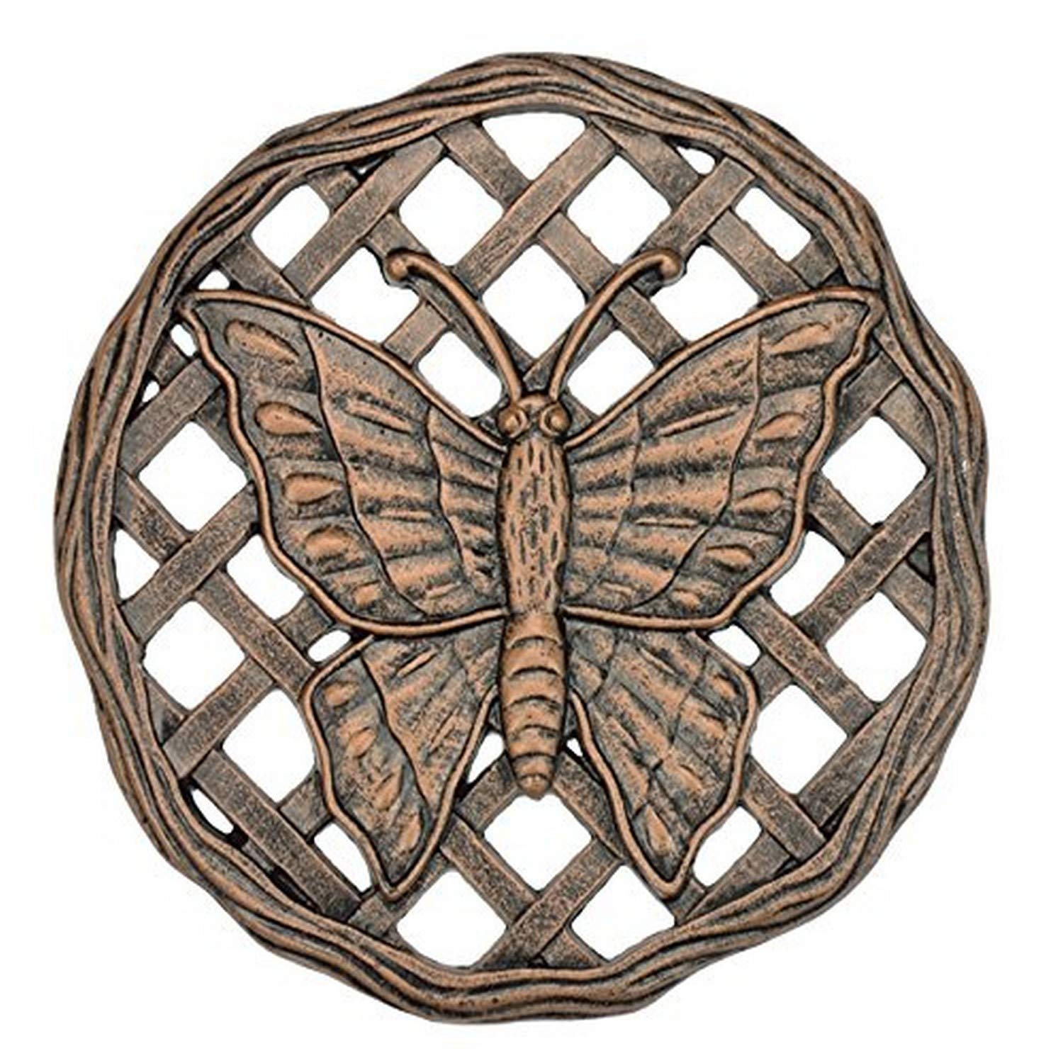 Oakland Living Cast Aluminum Stepping Butterfly Stone