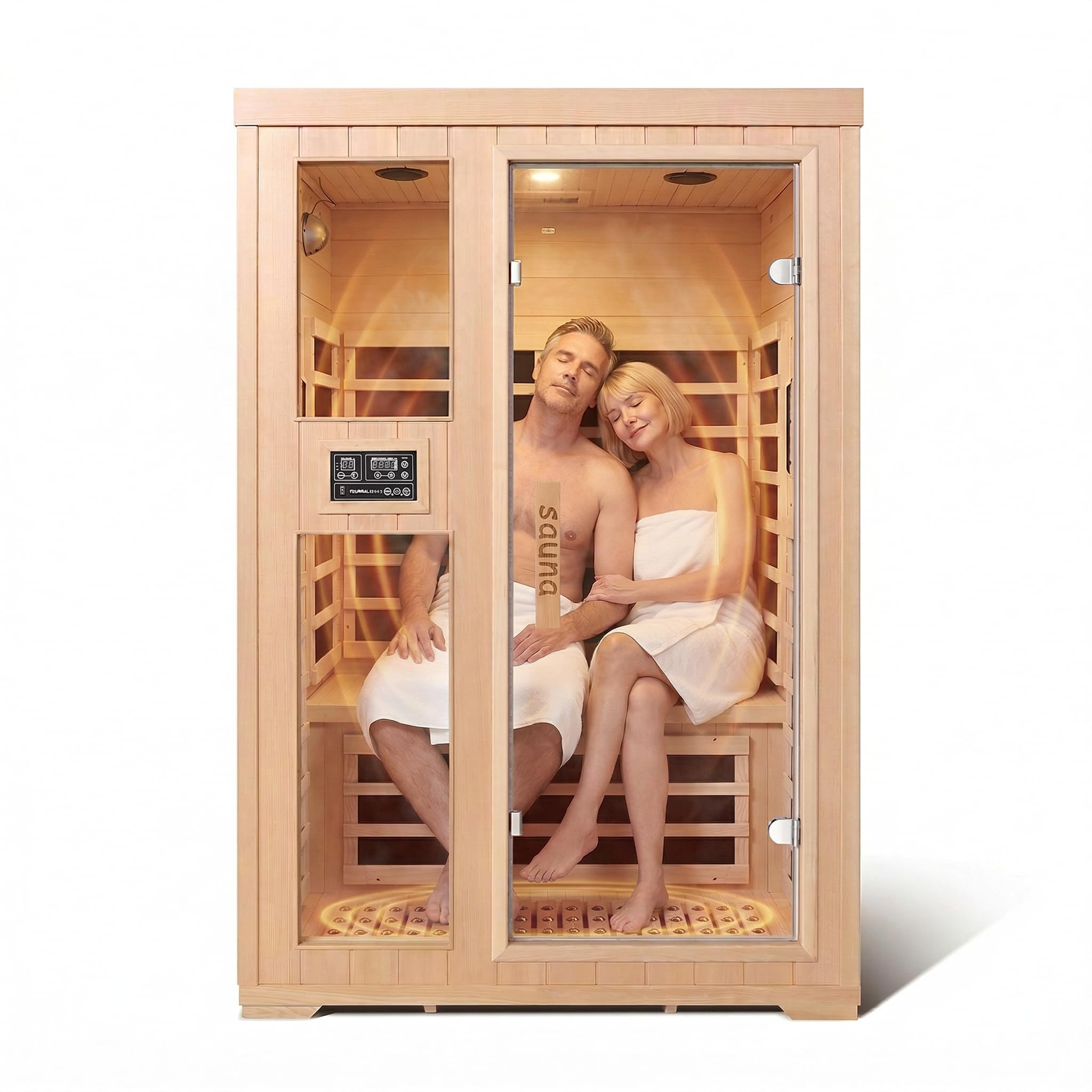 Homsido 2-Person Low EMF Far Infrared Sauna