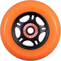 Vista 5 de Rollerex VXT500 - Ruedas para patines en línea, paquete de 4 (rodamientos, espaciadores y arandelas opcionales), ruedas de repuesto duraderas
