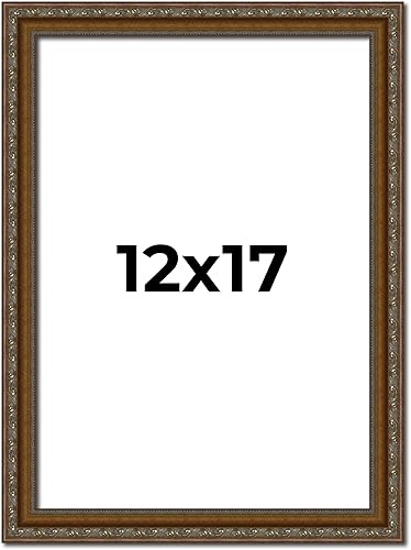 Miniatura 17 de Marco de fotos completo de madera dorada envejecida de 16 x 20 pulgadas con plexiglás acrílico UV, parte trasera de tablero de espuma y accesorios