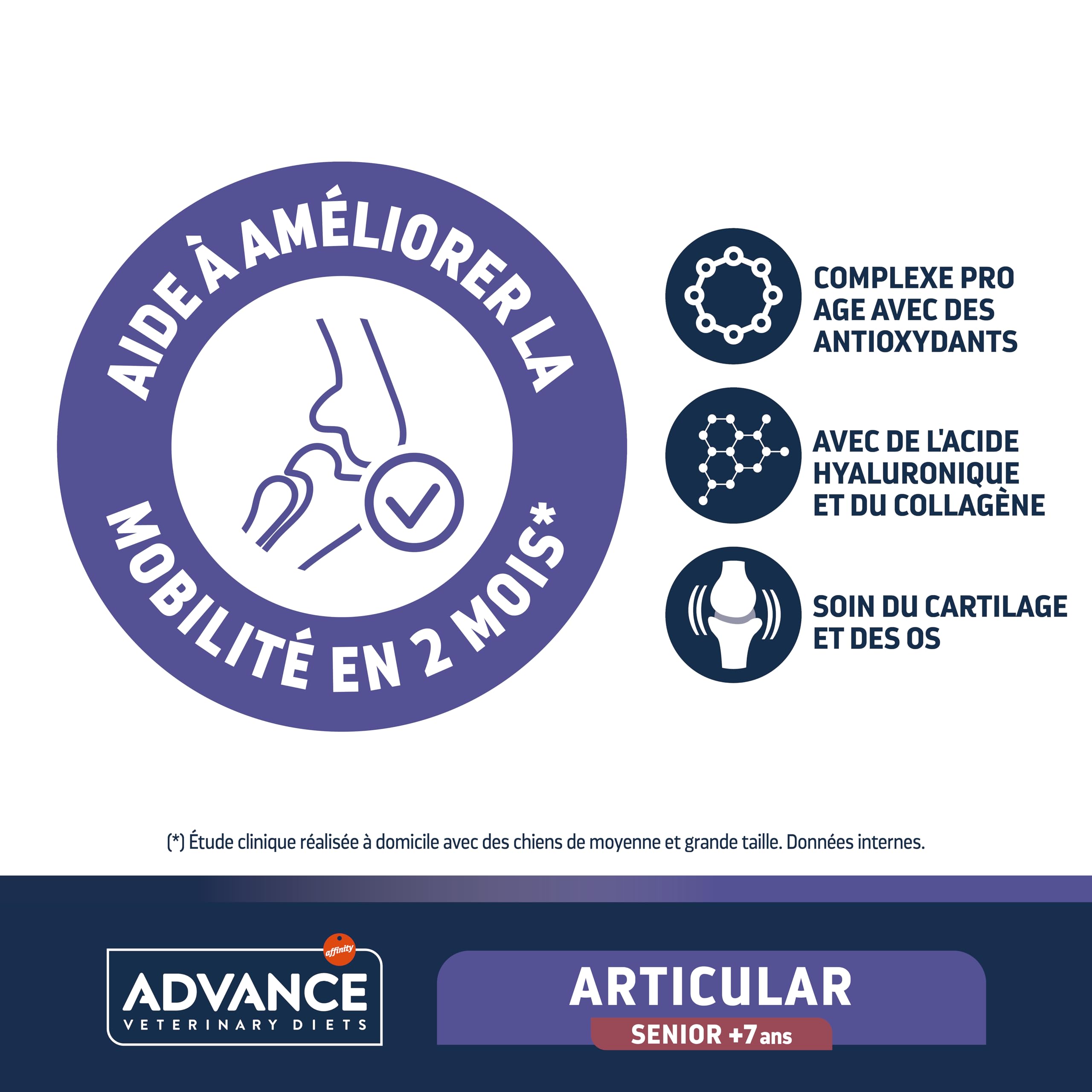 Advance Veterinary Diets Articular Care Senior - Croquettes pour Chiens Âgés ayant des problèmes articulaires - 12kg (L'emballage peut varier)