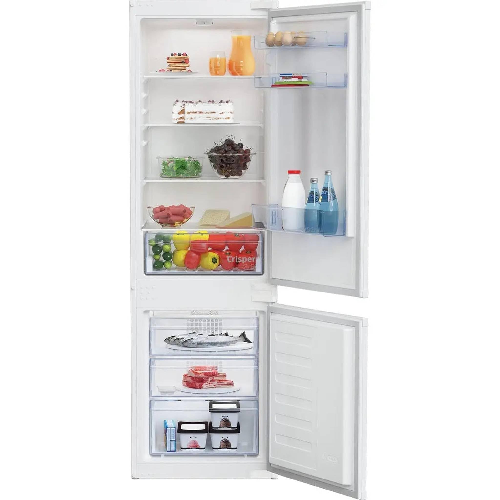 Réfigérateur Combiné Intégrable À Glissières 262l No Frost Blanc - BCHA275K41SN