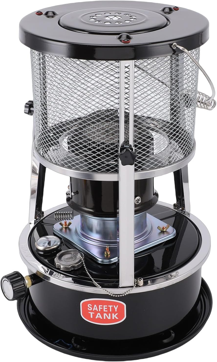 Kerosene Heater, Manual Ignition 2 in 1 Portable Kerosene Stove Heater with Adjustable Height, for Indoor Outdoor Camping Ice Fishing Emergency Use