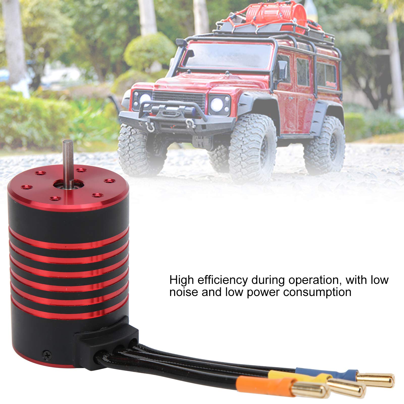 Chrees Bürstenloser Motor 3100KV, Zuverlässiges Metall für 1/10 RC Car
