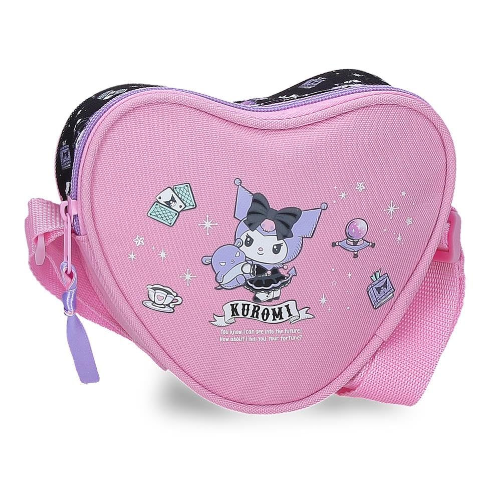 Sanrio Kuromi Fortune Telling Shoulder Bag Pink 17x14,5x4 cm Polyester