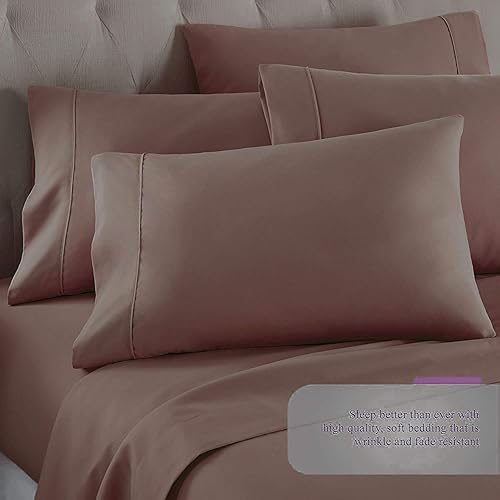 Miniatura 3 de Sábanas orgánicas de bambú para cama tamaño Queen  Juego de sábanas de bambú 100% orgánico de 6 piezas, juego de sábanas de bambú tamaño Queen,