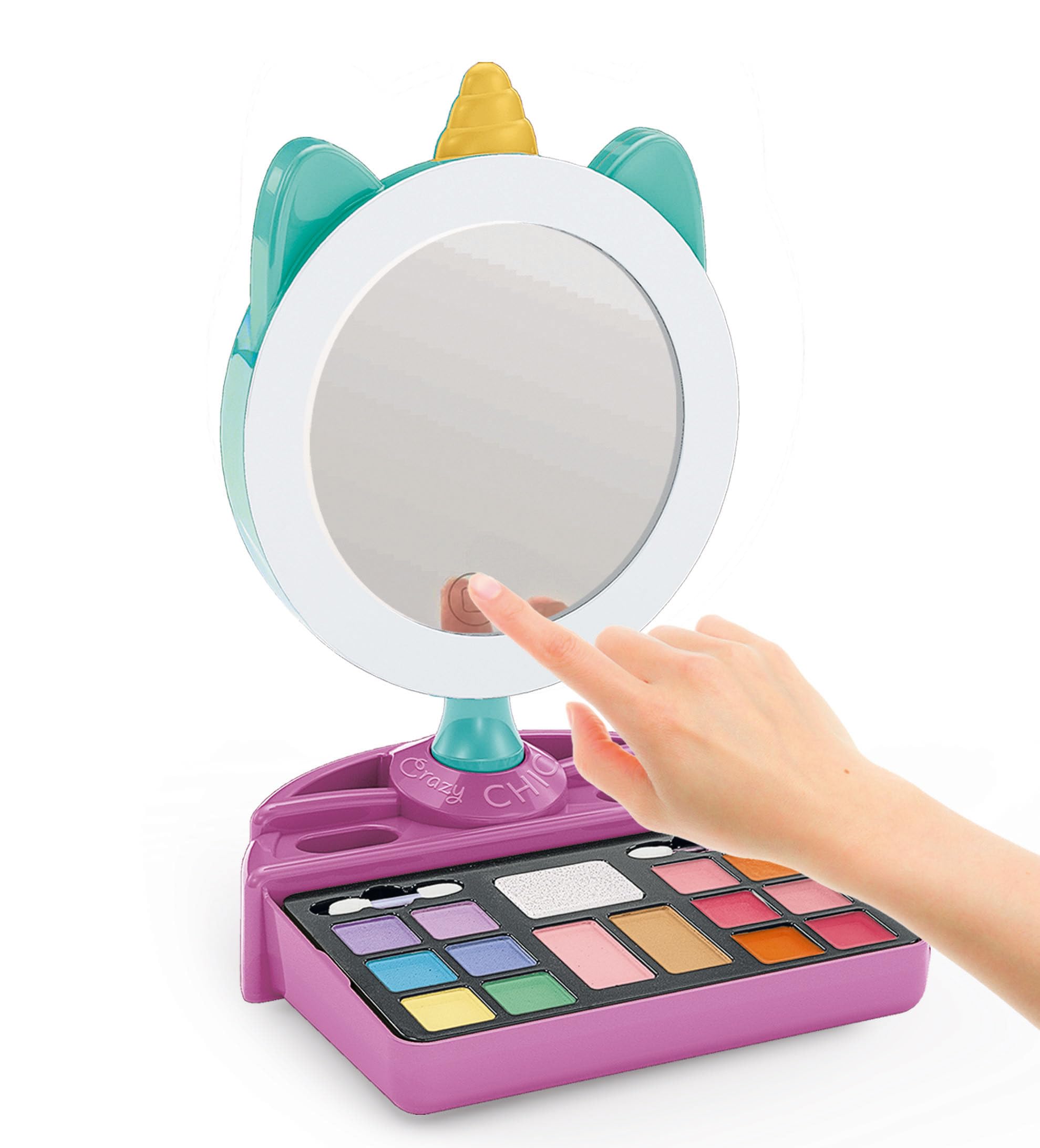 Clementoni- Crazy Chic-Palette Dauphin-Coffret de Maquillage pour Clementoni- Crazy Chic-Palette Dauphin-Coffret de Maquillage pour