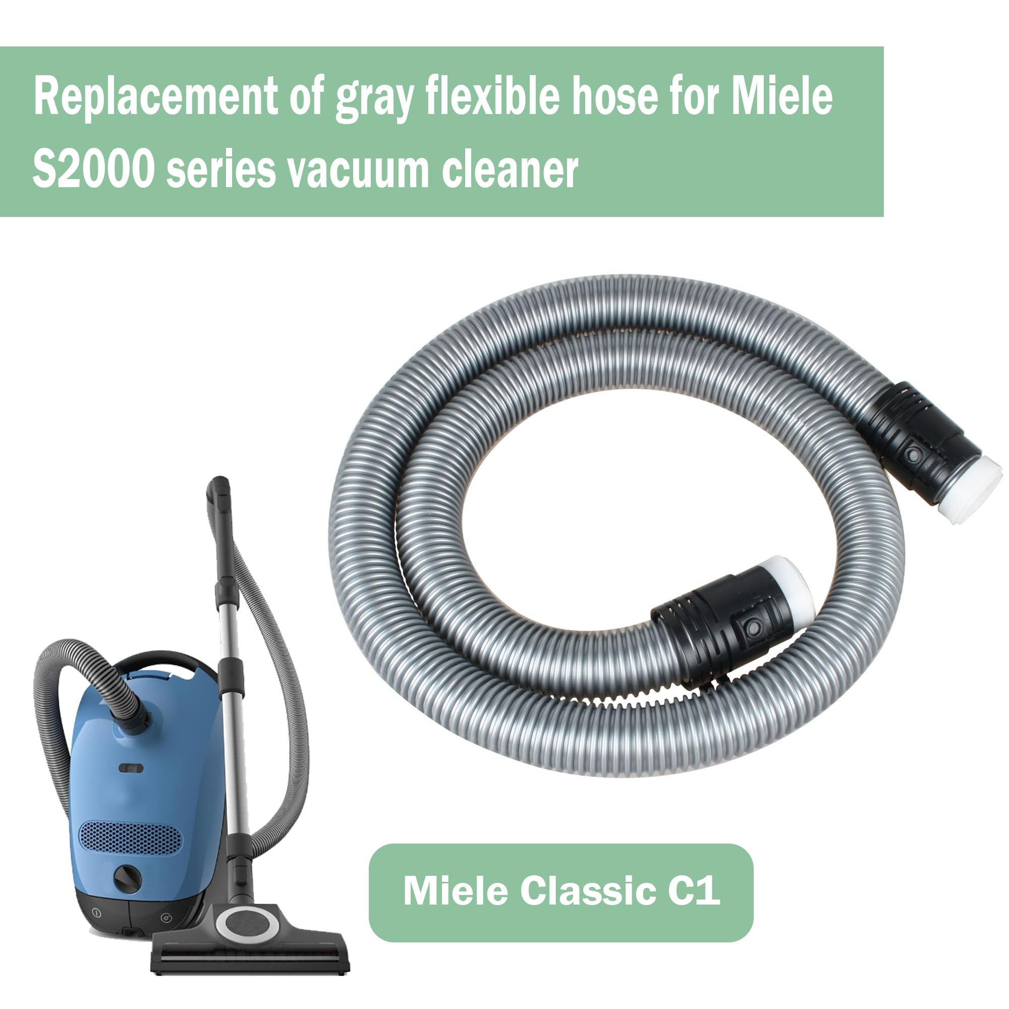 Tuyau D'aspirateur Pour Aspirateur Miele S2, S 2111, S 2121 Et S 2131