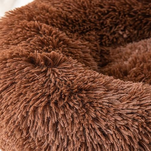 Miniatura 5 de Cama pequeña para perros y gatos, cama para perros con forma de dona, cama calmante para mascotas, cama para gatitos, cama para cachorros, cama de