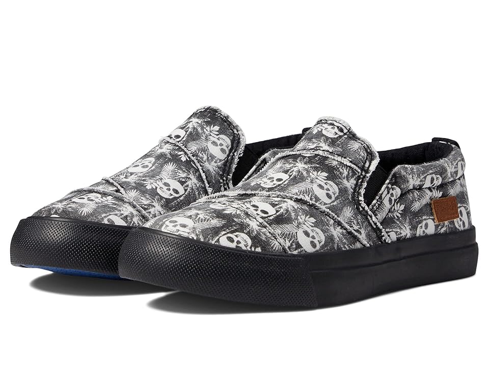 Blowfish Malibu Kids Piper-KB (Little Kid/Big Kid) (Black Skull Island 2) Boy's Shoes INTERNATIONAL SHIPPING