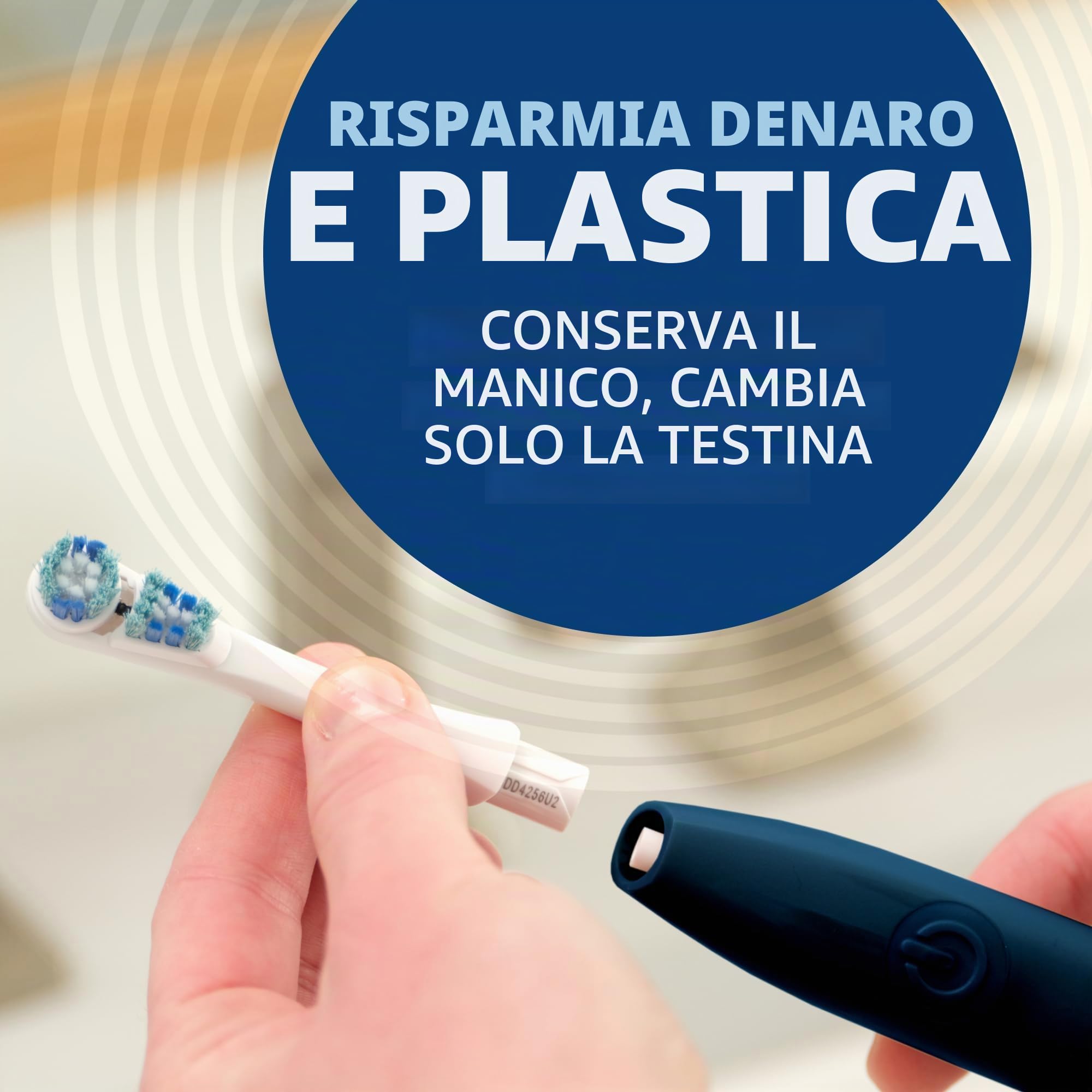 Spinbrush Smart Clean, testine di ricambio per spazzolino elettrico a batteria, per adulti, setole morbide, 2 pezzi