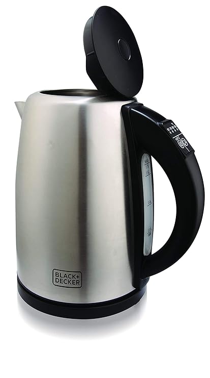 BLACK+DECKER Appliances 1.7-Litre Stainless Steel Electric Kettle with Digital Control and Keep Warm Feature (Grey)