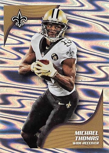 2019 NFL Football Panini Album Sticker #448 Michael Thomas New Orleans Saints Foil (2 inches Wide X 2 1/4 Inch Tall Individual Album Sticker)
