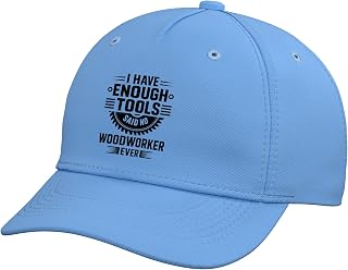 Woodworking Enough Tools Funny Carpenter Design Adjustable Baseball Hat