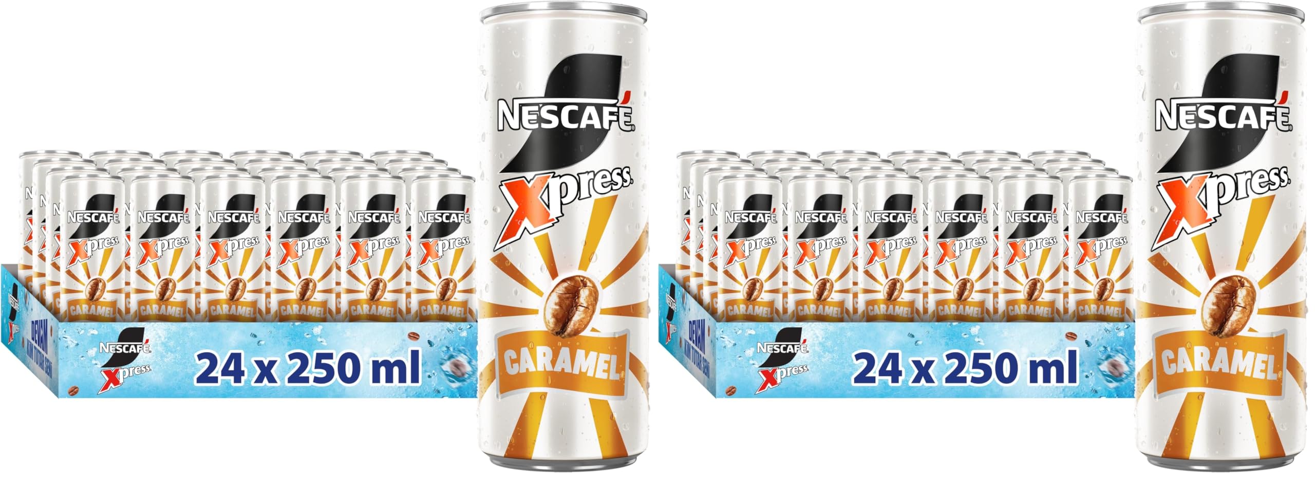 Nescafé Xpress Karamel Soğuk Kahve 250 ml x 24 (2 paketi)