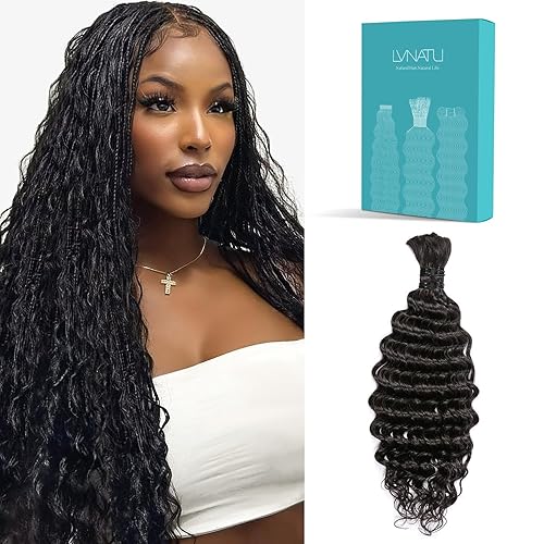 Boho Braids Human Hair for Bohemian Knotless Braids Braiding Hair