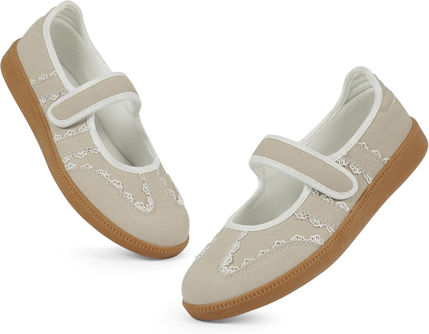 Sneakers for Women Comfortable Business Casual Tennis Shoes Lightweight Slip on Footwear Women's Fashion Retro Sneakers - Image 5