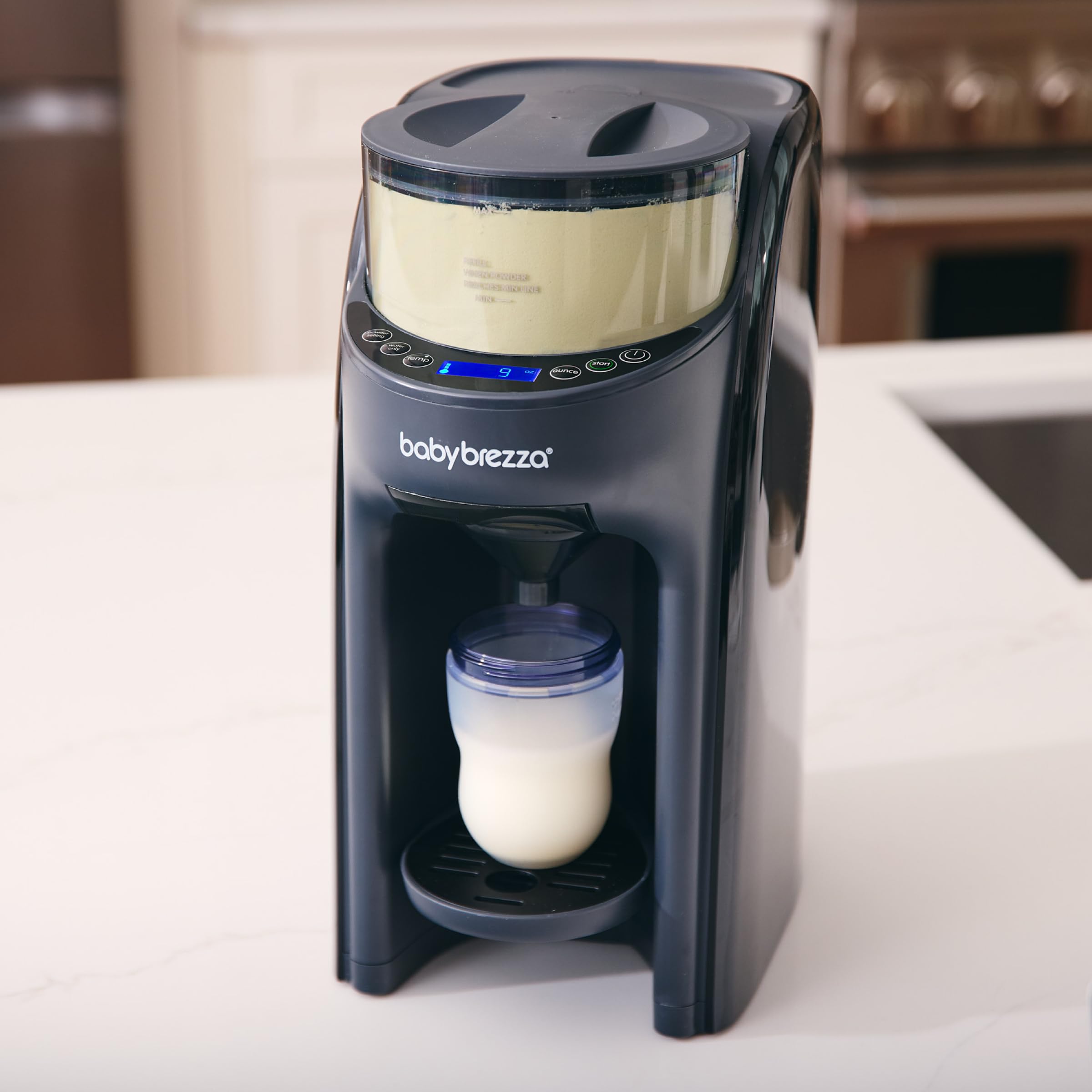 Baby Brezza Formula Pro Advanced Automatischer Flaschenzubereiter, 3 Temperaturen, BPA-frei, Charcoal Grau