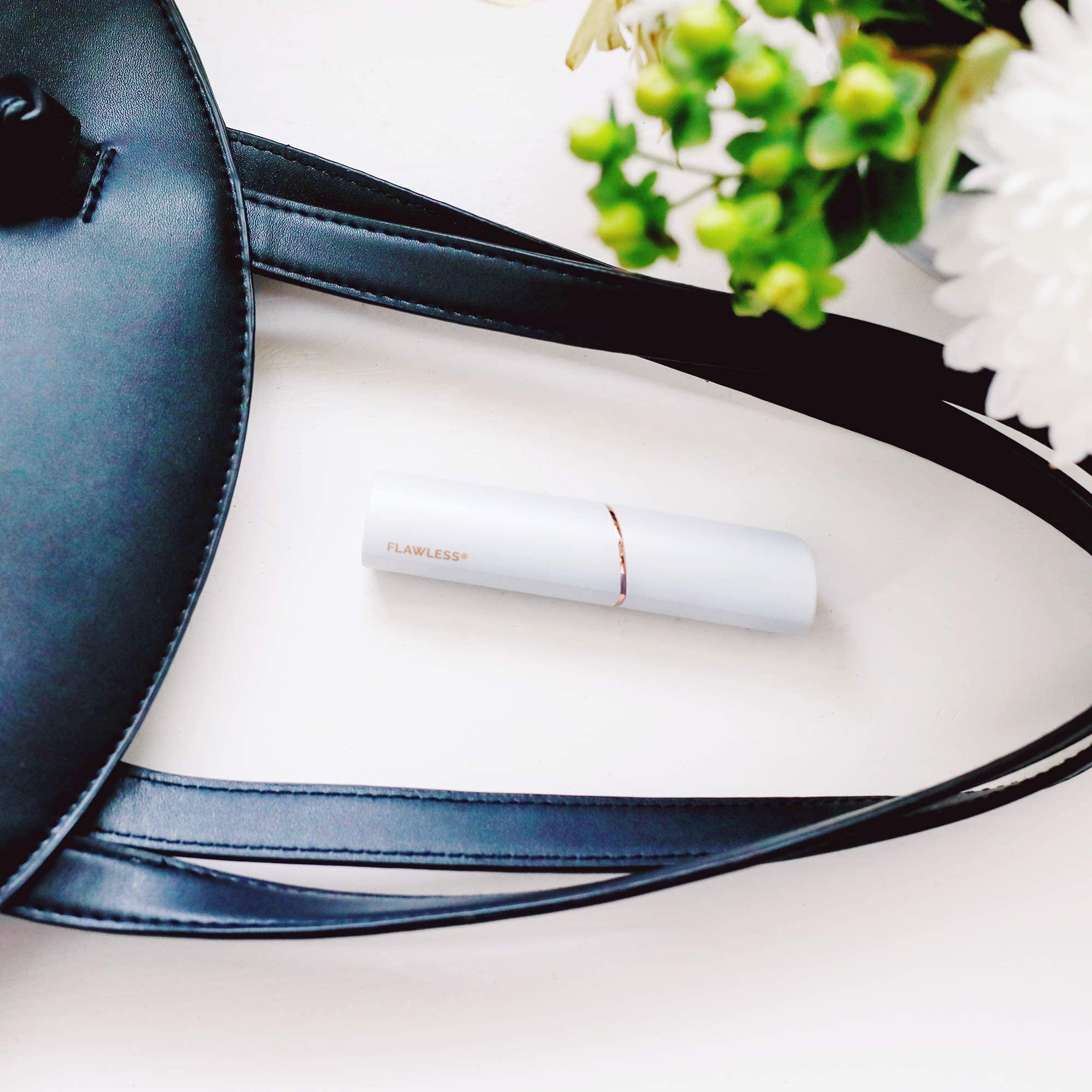 Finishing Touch Flawless Face, Eliminateur De Duvet Visage Rechargeable Nouvelle Génération, Doux Et Sans Danger, Blush, 1 Têtes Des Remplacement