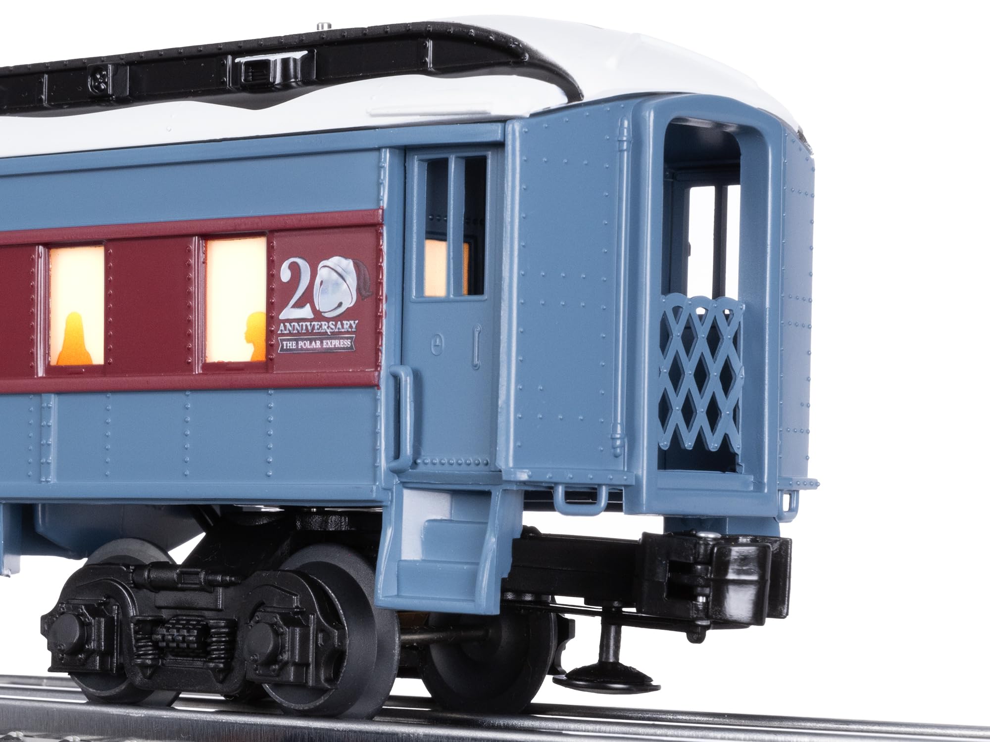 Lionel The Polar Express 20th Anniversary O Gauge Model Train Coach Car with White Roof - Image 4