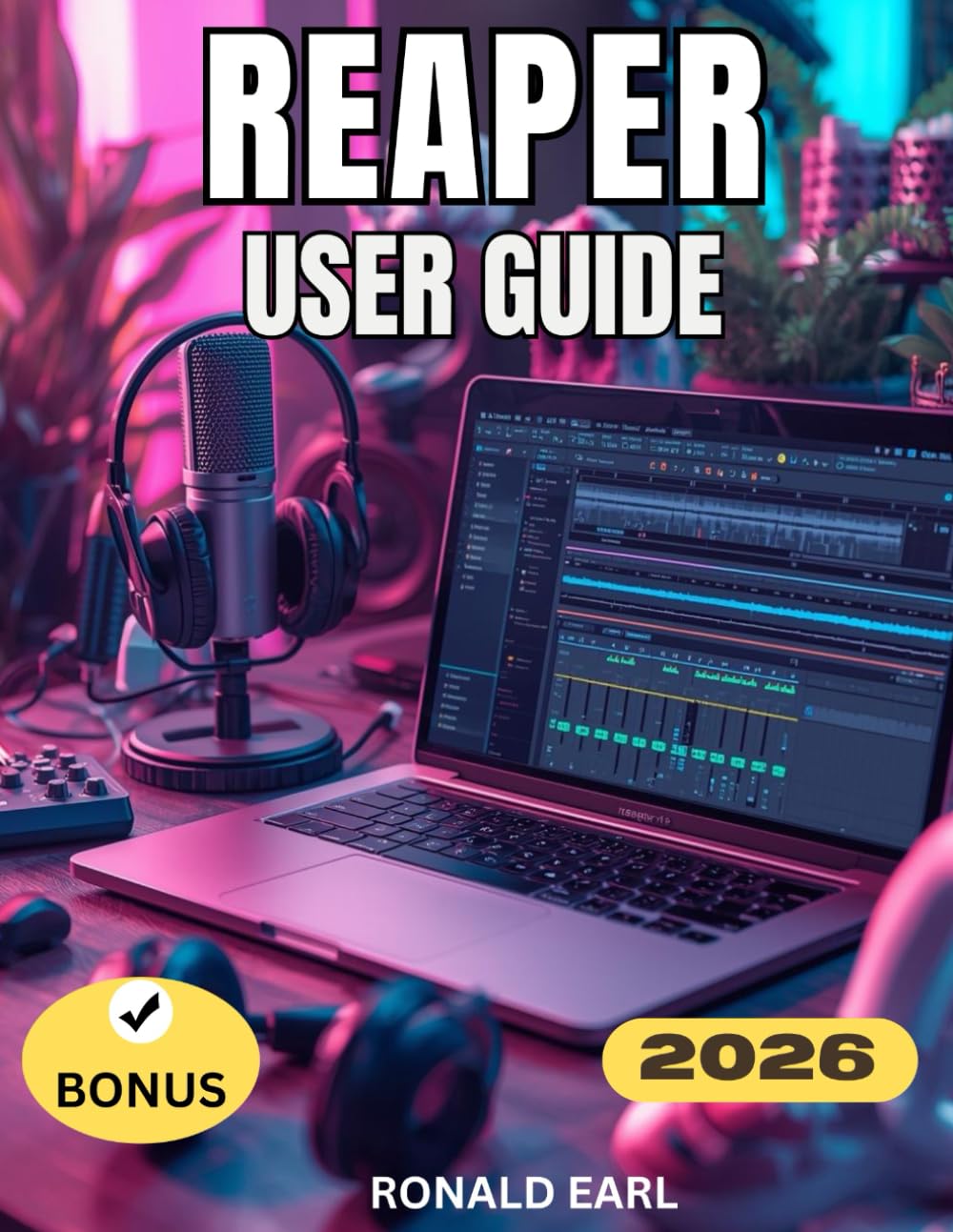 REAPER USER GUIDE: The Complete, Step-by-Step Manual for Beginners to Mastering REAPER 7 — Recording, Editing, and Mixing Like a Pro
