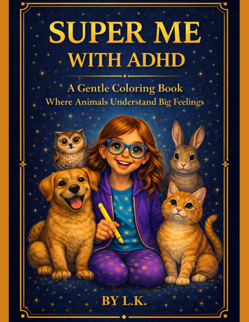 Super Me With ADHD: Calming Animal Coloring Book for Neurodivergent Kids (ADHD, Autism, Big Feelings): A Mindful Coloring Adventure for Every Unique Child (The Super Me with ADHD Series)