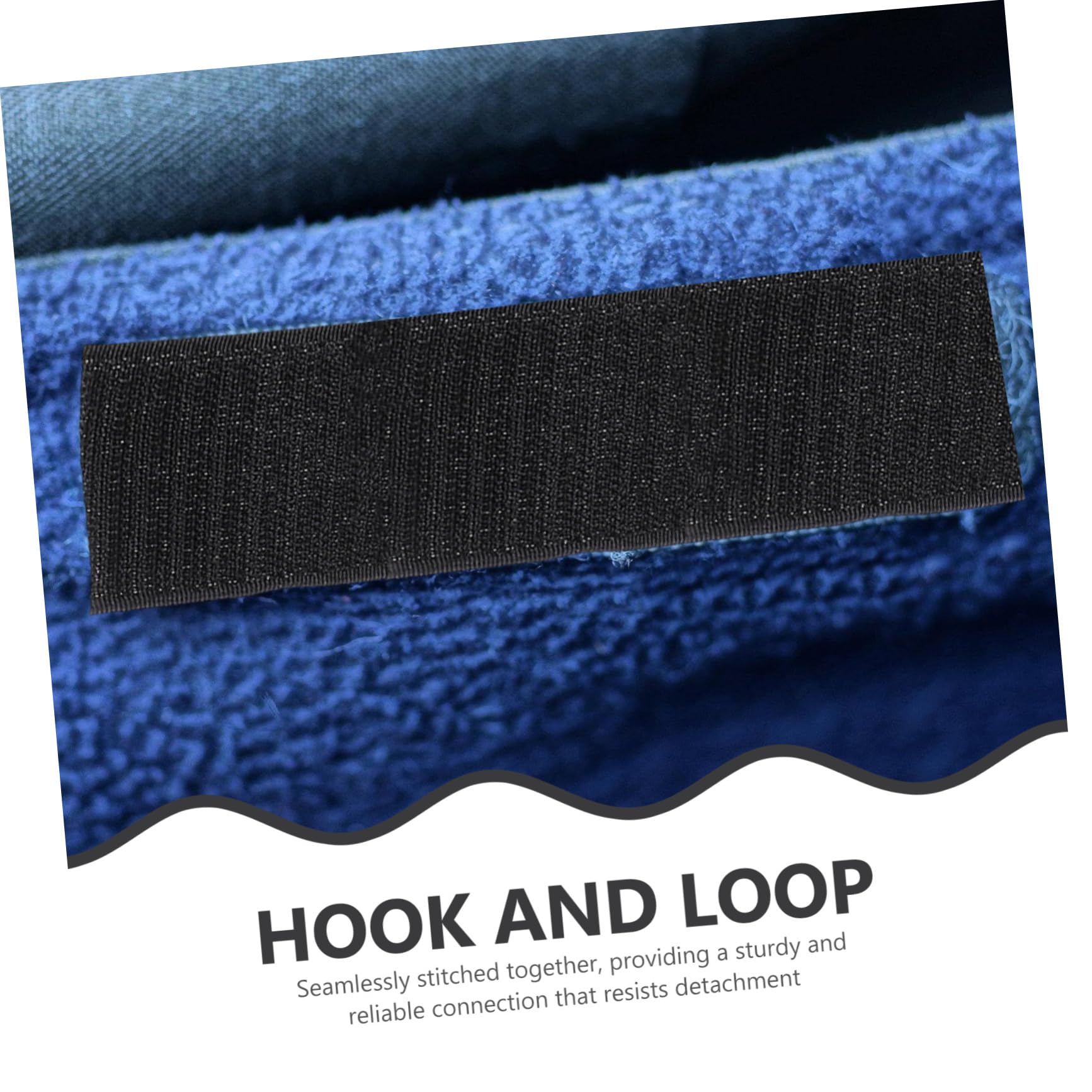 Cinta de Gancho y Bucle para Coser Ropa y Bolsas, Material de Nylon y Tejido Mixto, Longitud Amplia y Versátil, Adecuado para Equipaje y Confección