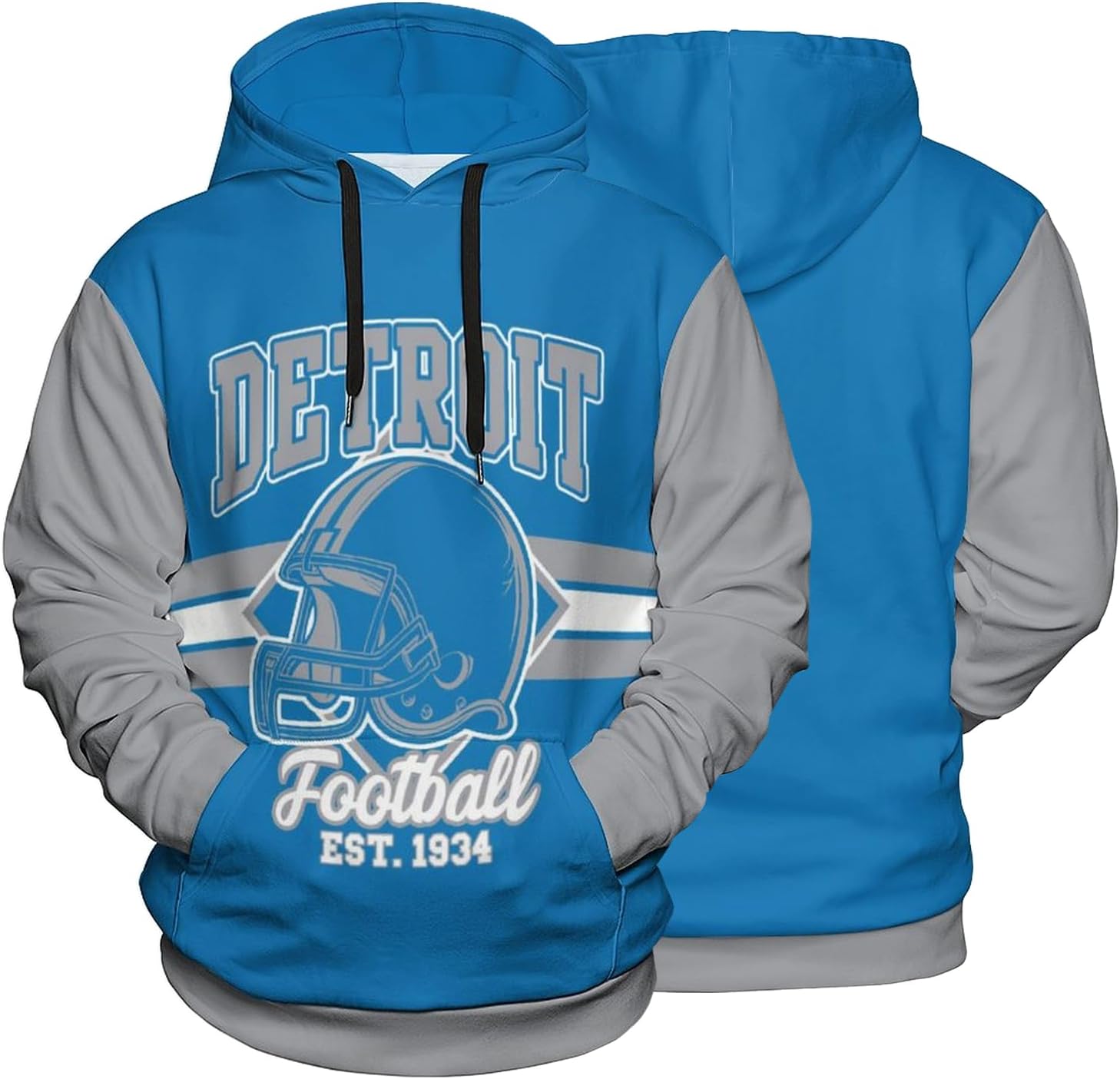 Men's Football Hoodie Team City Pullover Hooded for Men Women 3d Print Casual Sweatshirt Hooded Fan Gift