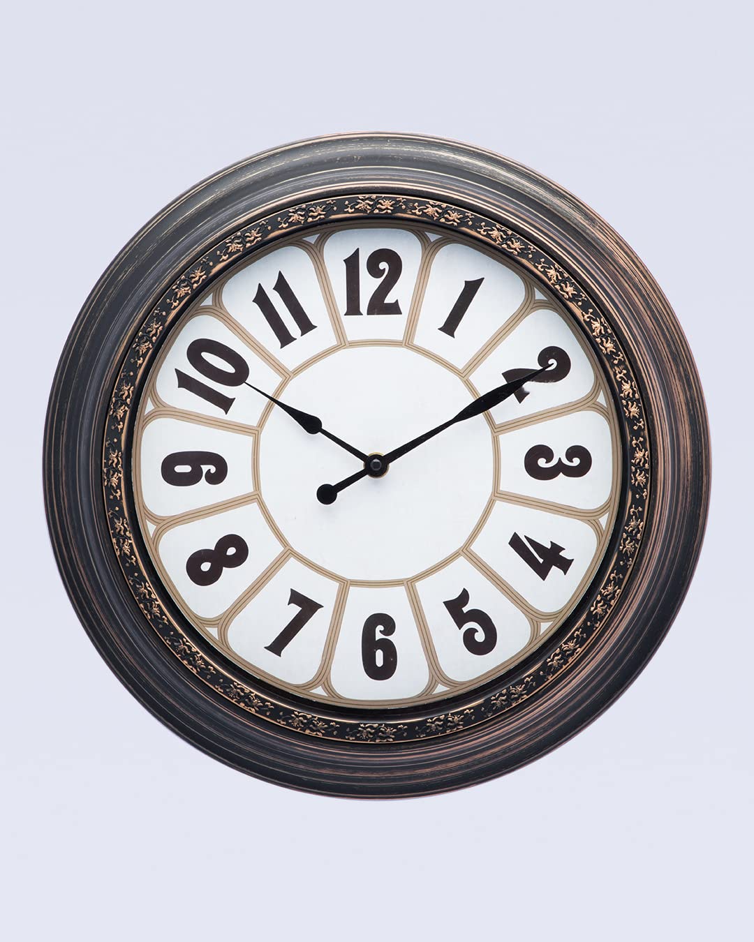 MARKET 99 VON CASA 14" Wall Clock (Silent Movement, Antique Gold Finish Frame